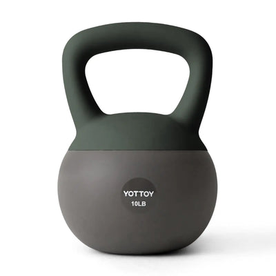 YOTTOY 10lb Soft Kettlebell with Anti-Slip Base