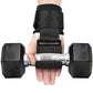 Weight Lifting Hooks with Wrist Wraps