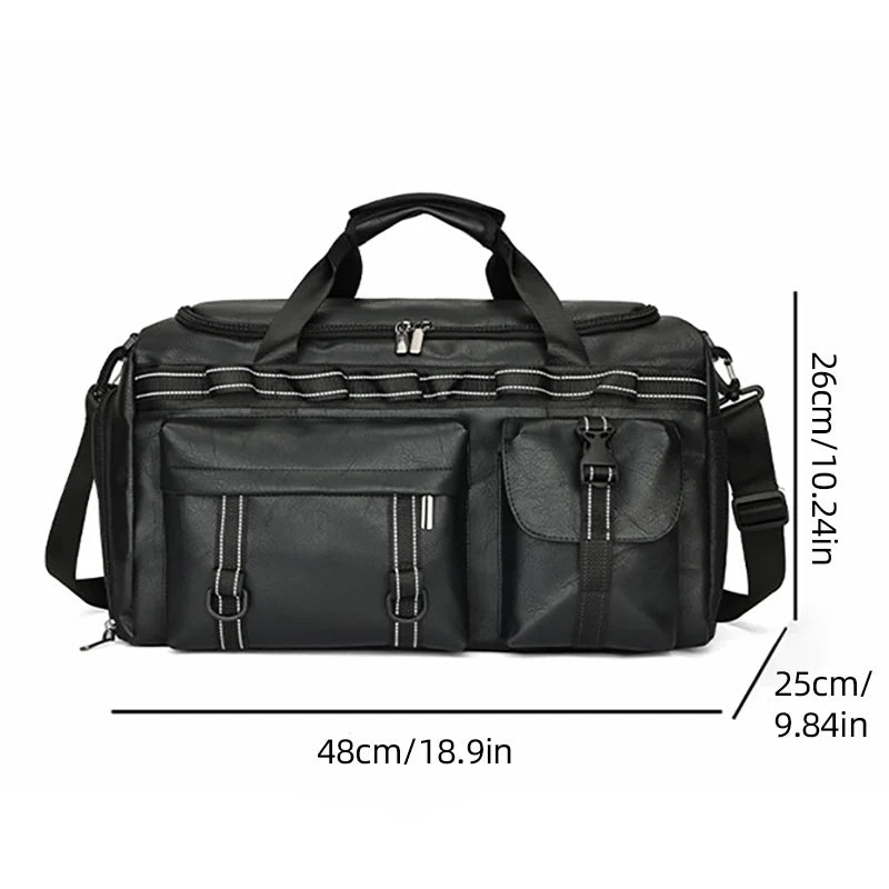 Sports Duffel Bag Gym Fitness Yoga Bags Travel Handheld Outdoor Camping Hiking Handbag with Shoes Pack Large Luggage Satchel