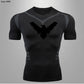 T Shirt Men Rashguard Jiu Jitsu Bjj Gym Fitness Running Training Shirts Boxing Jersey Compression Nightwing Print Tops For Male