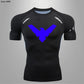 T Shirt Men Rashguard Jiu Jitsu Bjj Gym Fitness Running Training Shirts Boxing Jersey Compression Nightwing Print Tops For Male