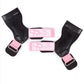 1Pair Rubber Gym Grips Palm Guards Cowhide Palm Protector Weightlifting Gymnastics Workout Glove Grip Fitness Training Equipment
