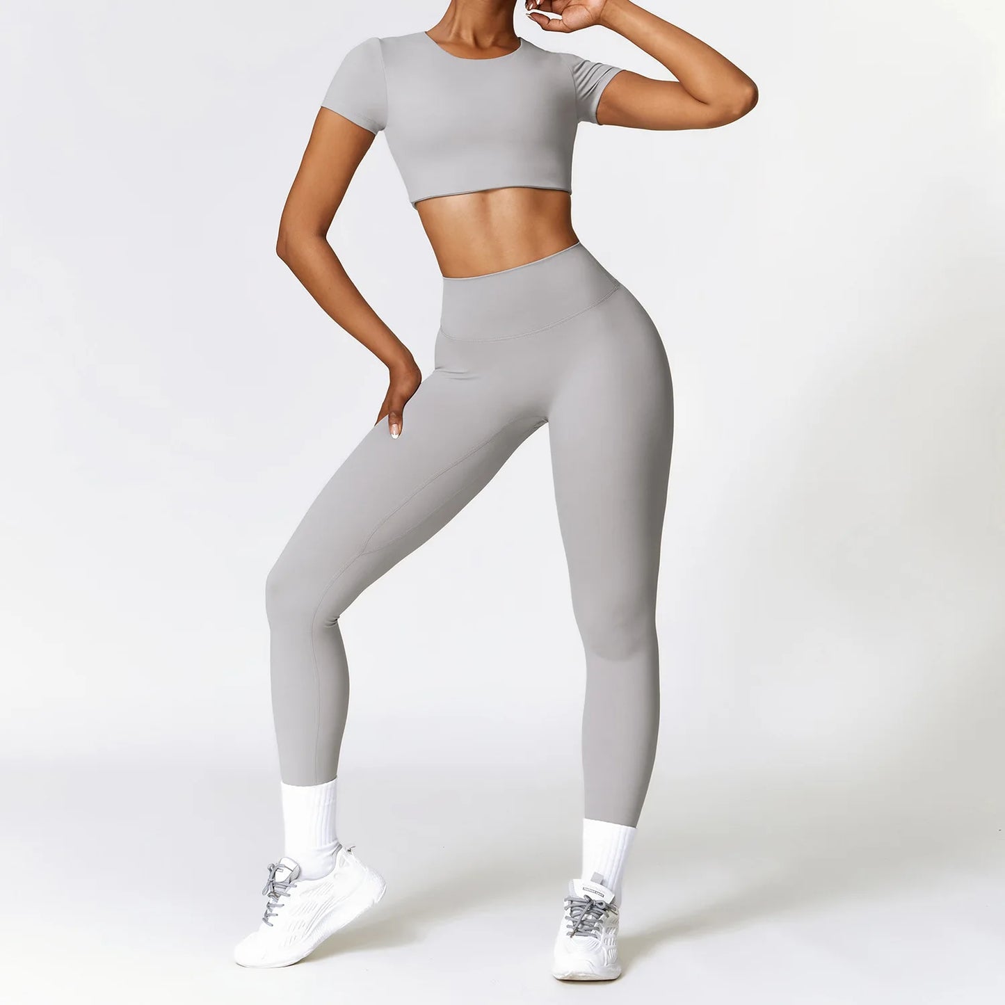 2 Pieces Sportswear Seamless Yoga Set Gym Clothes Sportswear Yoga Suits For Women Fitness Set Tracksuits Sports Bra Gym Leggings