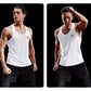 2PCS Adult Men Women Running Outdoor Shirts Tight Gym Tank Top Fitness Sleeveless T-shirts Sport Exercise Basketball Vest Clothe