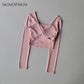 Fixed Chest Pads Crossed Back Yoga Clothes Tight Fitting Slimming Sports Long Sleeved Running Pula Fitness Clothes Tops Shirts