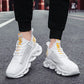 YRZL Men Shoes Comfortable Sneakers Womoen Breathable Couple Running Shoes Mesh Tenis Sport Shoes Size 36-46 Waling Sneakers Men