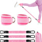 Ankle Straps Pink Resistance Bands Set Fitness Workout Exercise Equipment Weight Yoga Elastic Fitness Band For Gym Man Woman