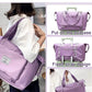 Multifunctional Foldable Fitness Bag Large Capacity Shoulder Bag Sports Handbag Purple Blue Black Pink
