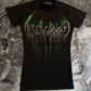Breathedivinity Compression Shirt Short Sleeve tops Muscle GYM Fitness Mock Neck in Black Wolves Club Y2K