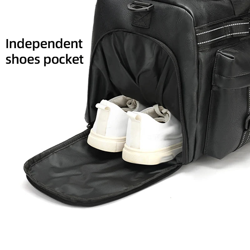 Sports Duffel Bag Gym Fitness Yoga Bags Travel Handheld Outdoor Camping Hiking Handbag with Shoes Pack Large Luggage Satchel
