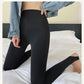 BIVIGAOS Spring Summer Thin Foot Tights Sharkskin Leggings Women High Waist Elastic Smiling Sexy Yoga Sport Fitness Leggings