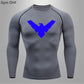 T Shirt Men Rashguard Jiu Jitsu Bjj Gym Fitness Running Training Shirts Boxing Jersey Compression Nightwing Print Tops For Male