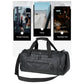 Men Fitness Bag Large Capacity with Shoe Compartment and Wet Pocket Training Sports Bag for Camping/Trekking/Hiking/Traveling