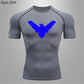 T Shirt Men Rashguard Jiu Jitsu Bjj Gym Fitness Running Training Shirts Boxing Jersey Compression Nightwing Print Tops For Male