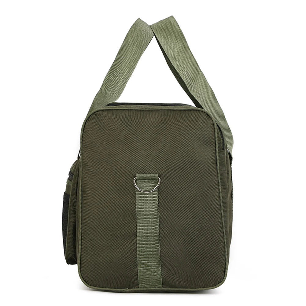 Nylon Travel Duffel Bag Large Capacity Handbag Portable Outdoor Gym Luggage Bag Multifunctional Waterproof Sports Fitness Bags