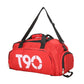 T90 Gym Backpack Women Fitness Travel Boston Trip Luggage Handbag Sports Shoe Shoulder Duffle Weekend Big Cross Tote Bag for Man