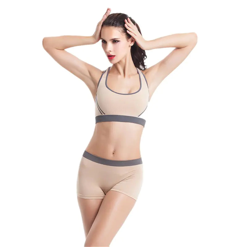 Wireless Yoga Bra Set
