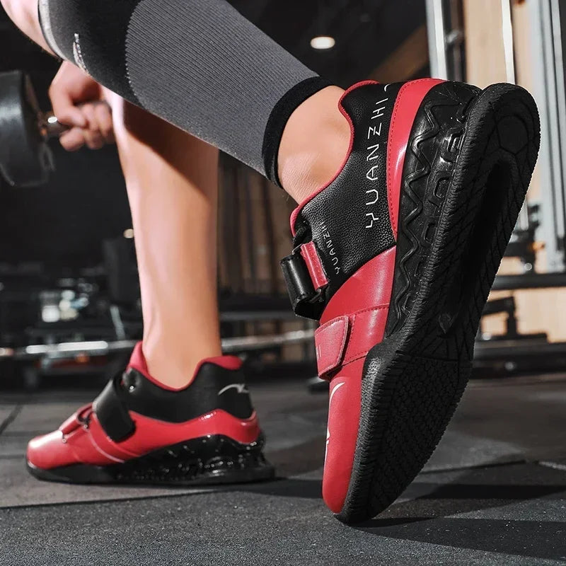 Professional Weightlifting Shoes for Men Women Flat Bottom Power Training Sneakers Indoor Gym Footwears Comfortable