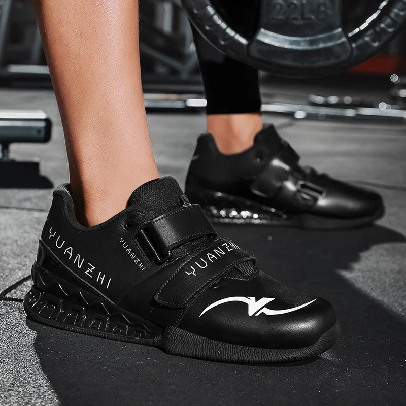 Professional Weightlifting Shoes for Men Women Flat Bottom Power Training Sneakers Indoor Gym Footwears Comfortable
