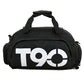 T90 Gym Backpack Women Fitness Travel Boston Trip Luggage Handbag Sports Shoe Shoulder Duffle Weekend Big Cross Tote Bag for Man