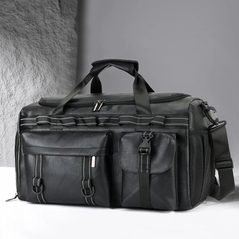 Sports Duffel Bag Gym Fitness Yoga Bags Travel Handheld Outdoor Camping Hiking Handbag with Shoes Pack Large Luggage Satchel