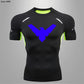 T Shirt Men Rashguard Jiu Jitsu Bjj Gym Fitness Running Training Shirts Boxing Jersey Compression Nightwing Print Tops For Male