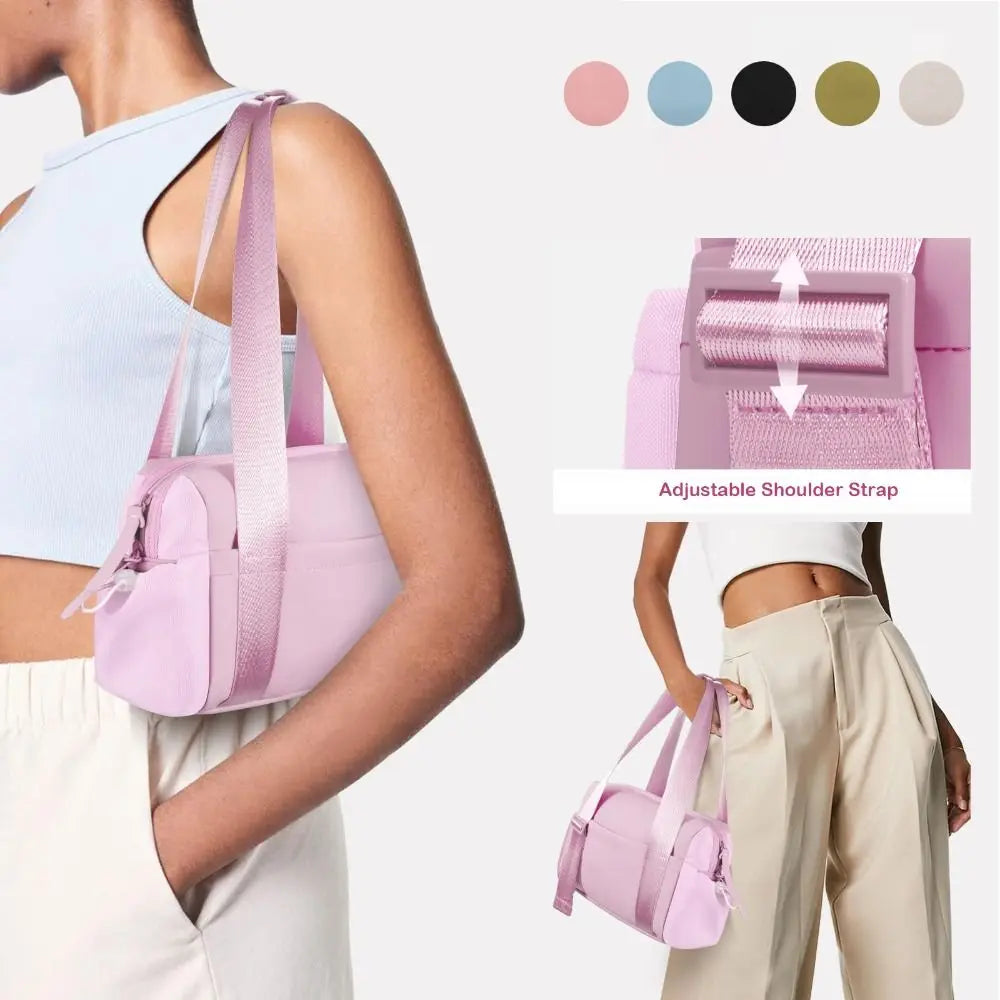 Gym Bag Waterproof Sports Fitness Bag Large Capacity Handbag Tote Duffle Bag Nylon Multifunctional Storage Bag Women Gym Bags
