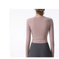 New Long Sleeve Yoga Built-in chest pad Shirts Sport Top Fitness Yoga Top Gym Top Sports Wear for Women Gym Femme Jersey Mujer
