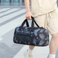 Men Fitness Bag Large Capacity with Shoe Compartment and Wet Pocket Training Sports Bag for Camping/Trekking/Hiking/Traveling
