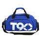 T90 Gym Backpack Women Fitness Travel Boston Trip Luggage Handbag Sports Shoe Shoulder Duffle Weekend Big Cross Tote Bag for Man