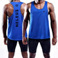 2PCS Adult Men Women Running Outdoor Shirts Tight Gym Tank Top Fitness Sleeveless T-shirts Sport Exercise Basketball Vest Clothe