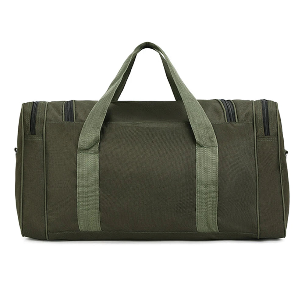 Nylon Travel Duffel Bag Large Capacity Handbag Portable Outdoor Gym Luggage Bag Multifunctional Waterproof Sports Fitness Bags