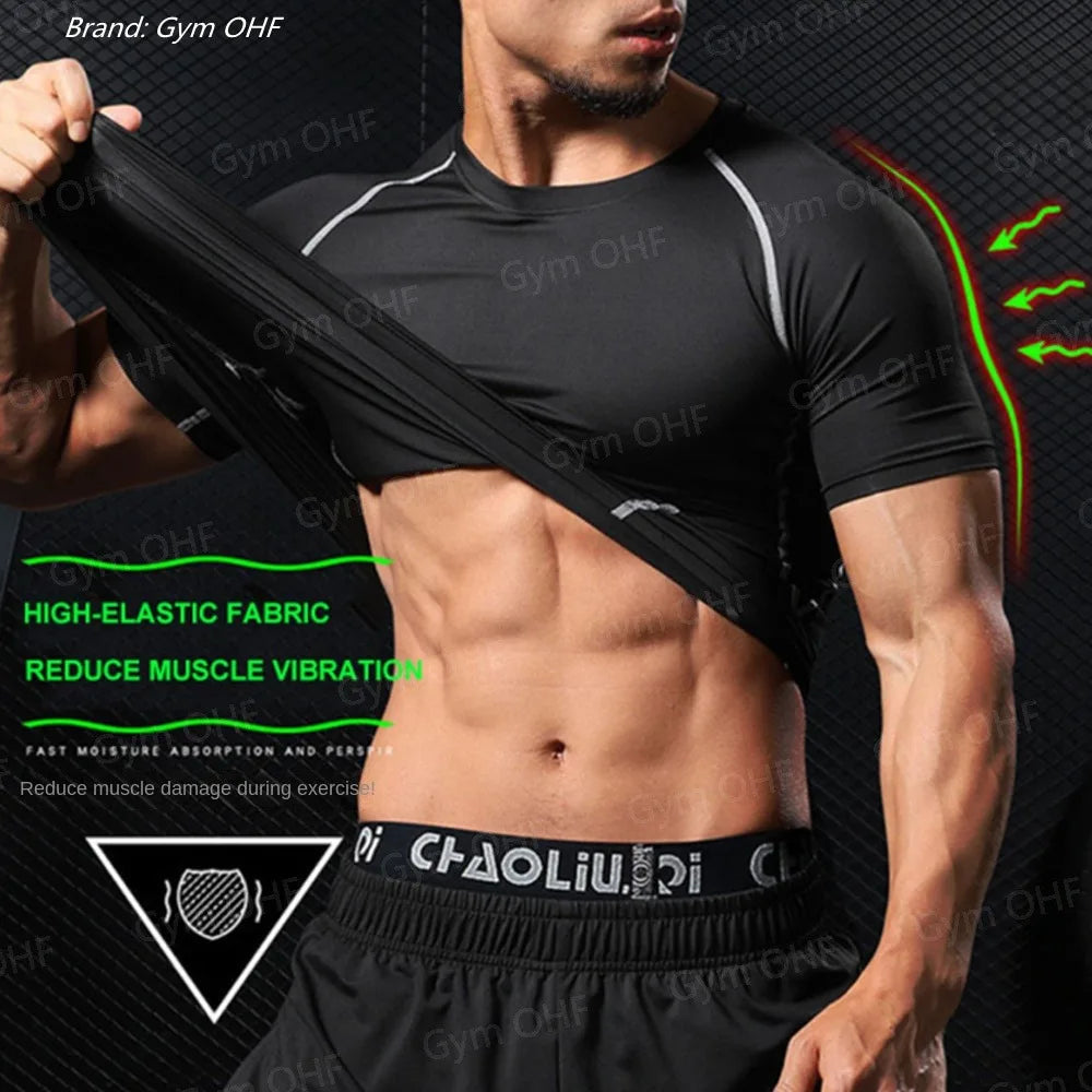 T Shirt Men Rashguard Jiu Jitsu Bjj Gym Fitness Running Training Shirts Boxing Jersey Compression Nightwing Print Tops For Male