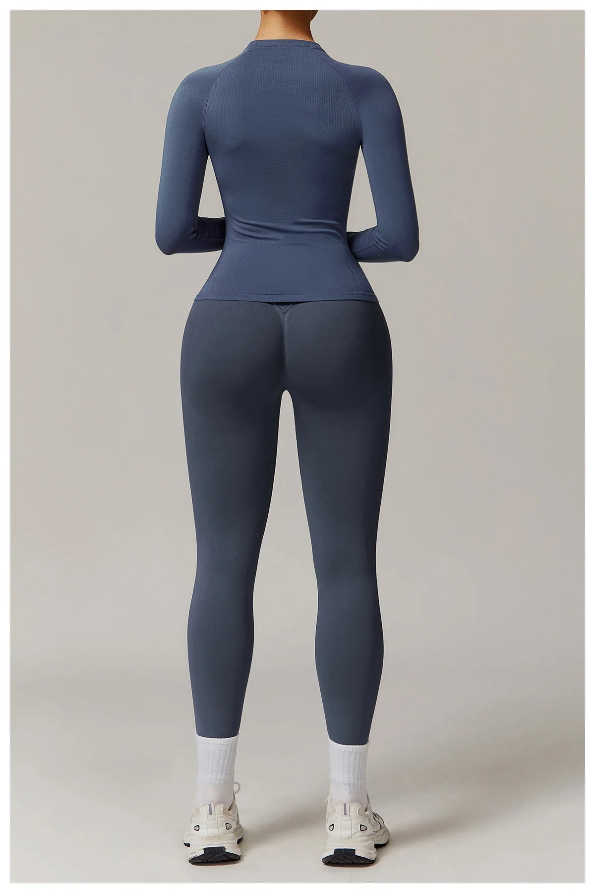 Sexy Women Yoga T-shirts Solid Sports Top Long Sleeve Gym Workout Running Shirts Exposed Navel Quick Dry Fitness Gym Sport Wear
