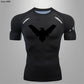 T Shirt Men Rashguard Jiu Jitsu Bjj Gym Fitness Running Training Shirts Boxing Jersey Compression Nightwing Print Tops For Male