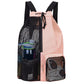 Basketball Bag Drawstring Beach Storage Backpacks with Wet Pockets Thickened Mesh Lightweight Comfortable for Outdoor Sports