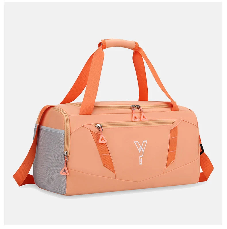Woman Sports Gym Handbag Waterproof Fitness Training Bag Dry Wet Swimming Tote With Shoes Pocket Travel Luggage Shoulder Bags