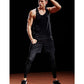 2PCS Adult Men Women Running Outdoor Shirts Tight Gym Tank Top Fitness Sleeveless T-shirts Sport Exercise Basketball Vest Clothe