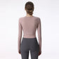 New Long Sleeve Yoga Built-in chest pad Shirts Sport Top Fitness Yoga Top Gym Top Sports Wear for Women Gym Femme Jersey Mujer