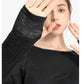 Long Sleeve Yoga Shirts for Women Loose Sports Tee Crop Top Sports Top Women Sportswear Gym Fitness Wear Clothing Workout Female
