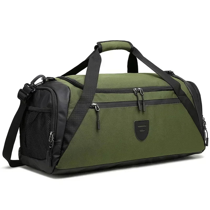Men Sports Bag Large Capacity Travel Bag with Shoes Compartment Dry Wet Pocket Gym Bag Workout Dance Sports Gym Backpack