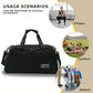 Tymilla Brand,31L Clothing Bag+Wash Bag,Lightweight,Short-distance,Duffle Storage,Messenger Bag,Sports Gym Bag,Golf Bag,Yoga Bag