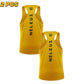 2PCS Adult Men Women Running Outdoor Shirts Tight Gym Tank Top Fitness Sleeveless T-shirts Sport Exercise Basketball Vest Clothe