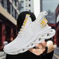 YRZL Men Shoes Comfortable Sneakers Womoen Breathable Couple Running Shoes Mesh Tenis Sport Shoes Size 36-46 Waling Sneakers Men