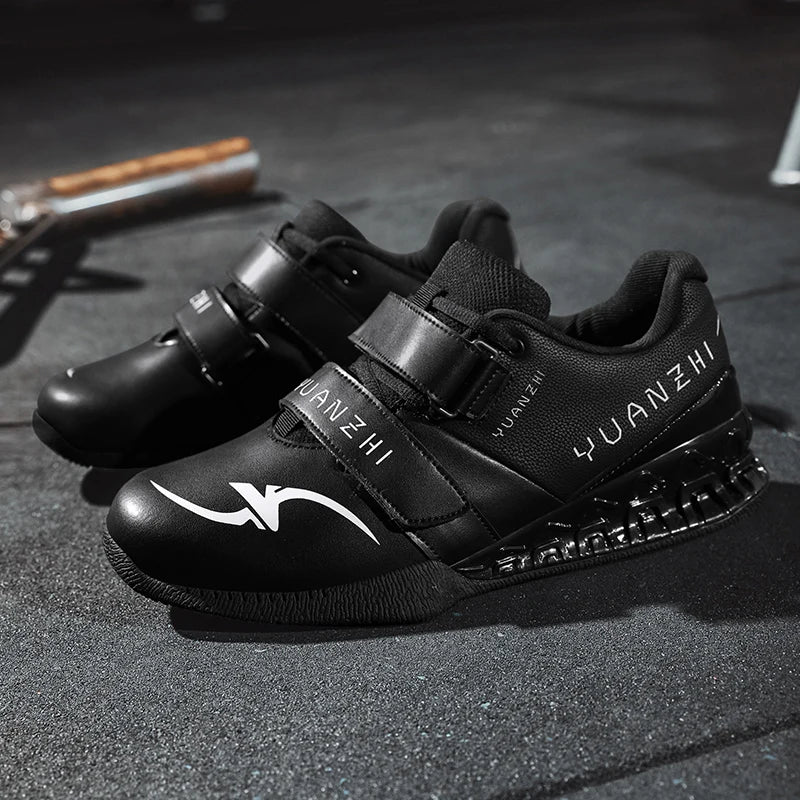 Professional Weightlifting Shoes for Men Women Flat Bottom Power Training Sneakers Indoor Gym Footwears Comfortable