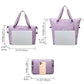 Multifunctional Foldable Fitness Bag Large Capacity Shoulder Bag Sports Handbag Purple Blue Black Pink