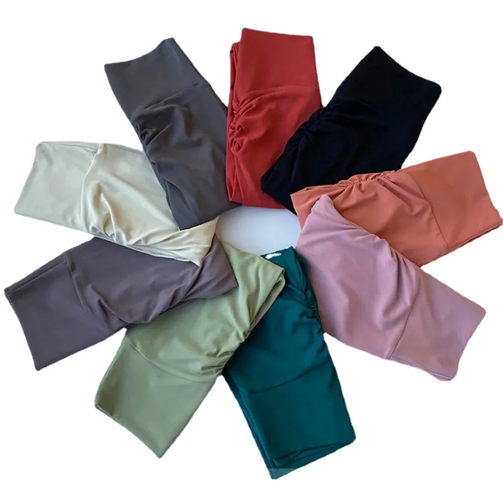 Women's Seamless Yoga Leggings Fitness GYM Pants High Waist Elastic Sexy Hips Tight Peach Buttocks Quick Dry Breathable Pants