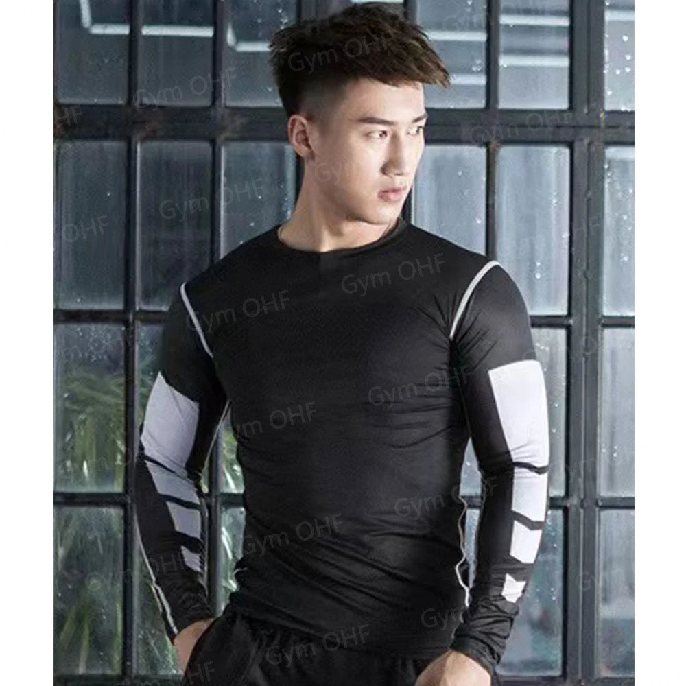 T Shirt Men Rashguard Jiu Jitsu Bjj Gym Fitness Running Training Shirts Boxing Jersey Compression Nightwing Print Tops For Male