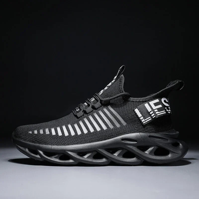 YRZL Men Shoes Comfortable Sneakers Womoen Breathable Couple Running Shoes Mesh Tenis Sport Shoes Size 36-46 Waling Sneakers Men