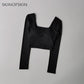 Fixed Chest Pads Crossed Back Yoga Clothes Tight Fitting Slimming Sports Long Sleeved Running Pula Fitness Clothes Tops Shirts